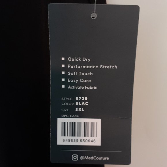 NWT Med Couture Maternity Jogger in Black Size 3XL - Picture 13 of 16